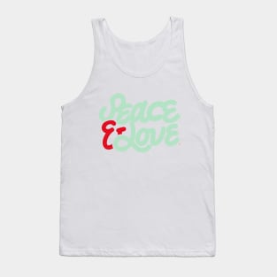 Peace and Love lighter colors Tank Top